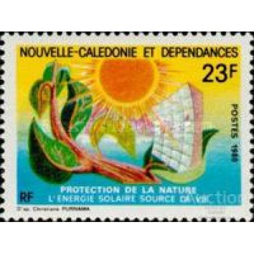 Новая Каледония 1980 Сохранение энергии Солнце астрономия космос флора ** о
