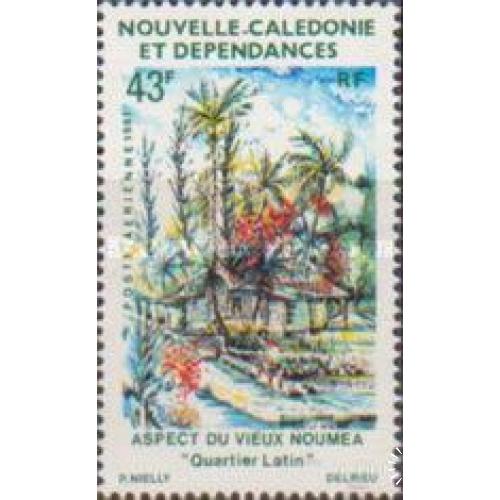 Новая Каледония 1981 авиапочта пейзаж живопись флора ** о
