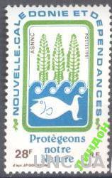 Новая Каледония 1981 рыбы морская фауна ** о