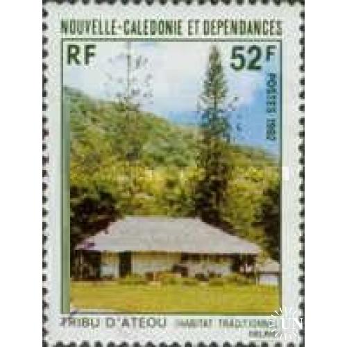 Новая Каледония 1982 архитектура флора деревья горы ** о