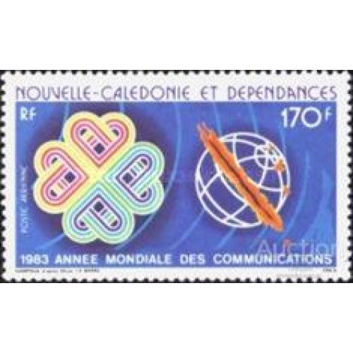 Новая Каледония 1983 ООН Всемирный год коммуникаций связь авиапочта ** о