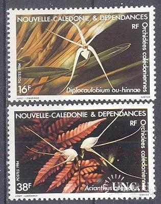 Новая Каледония 1984 цветы флора ** о