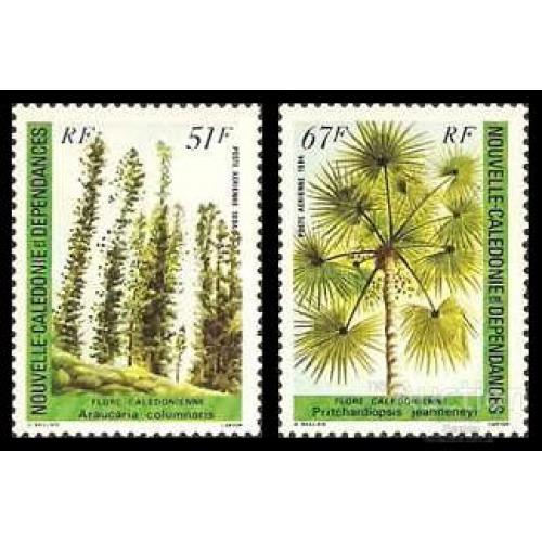 Новая Каледония 1984 деревья флора ** о