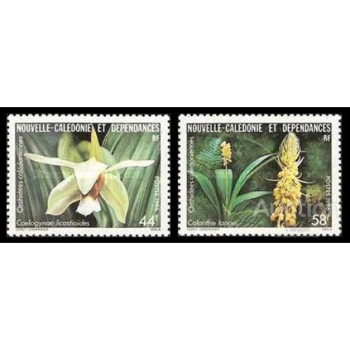 Новая Каледония 1986 флора цветы орхидеи ** о
