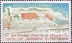 Новая Каледония 1989 авиапочта Защита исторического наследия архитектура ** о