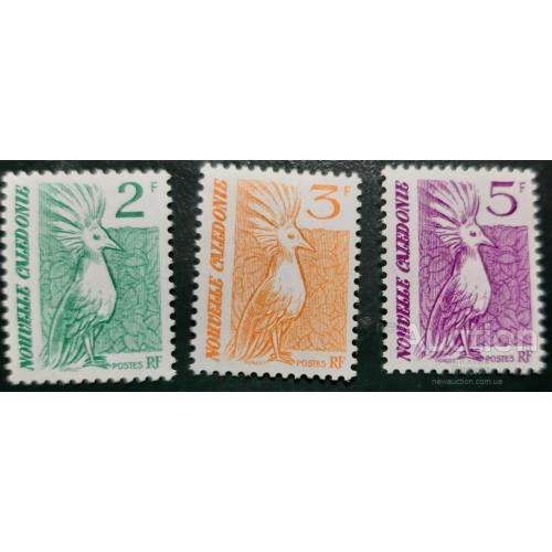 Новая Каледония 1989 стандарт фауна птицы 3м ** о