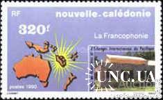 Новая Каледония 1990 французский язык карта архитектура ** о