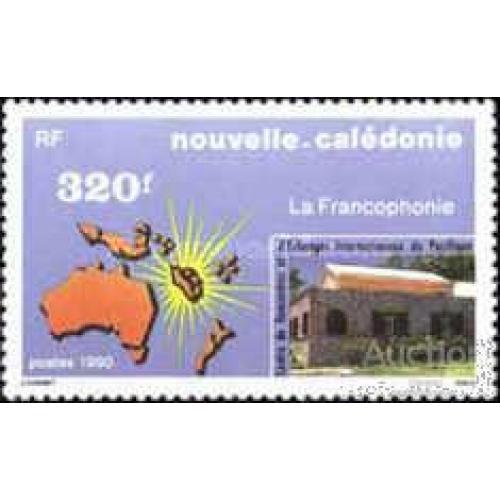 Новая Каледония 1990 Франкофо́ния - организация франкоязычных стран карта ** о
