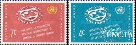 ООН Нью Йорк США 1961 МВФ Международный валютный фонд банк деньги ** о