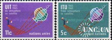 ООН Нью Йорк США 1965 100 лет ITU связь космос ** о