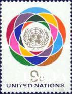 ООН Нью-Йорк США 1976 Благотворительные марки герб ** о