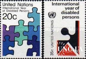 ООН Нью-Йорк США 1981 Год инвалидов медицина ** о
