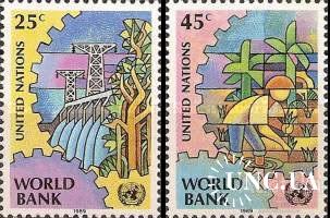 ООН Нью-Йорк США 1989 МВФ банк развития ГЭС энергия флора деревья с/х ** о
