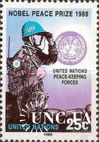 ООН Нью-Йорк США 1989 войска ООН Голубые каски армия ** о