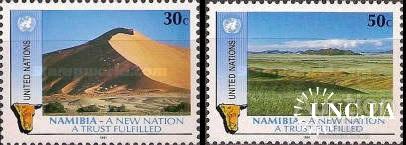 ООН Нью-Йорк США 1991 Намибия Африка природа флора ** о