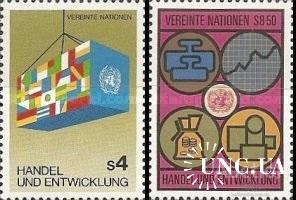 ООН Вена Австрия 1983 Торговля и Развитие флаги деньги  ** о