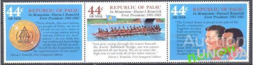 Палау 1986 люди президент Рейган флот корабли ** о
