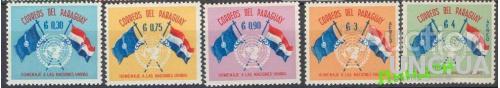 Парагвай 1960 ООН флаги ** о