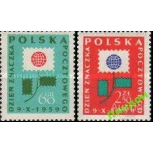 Польша 1959 Неделя письма марка почта ** о