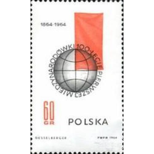 Польша 1964 100 лет 1-му Интернационалу ** о