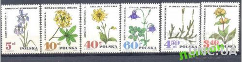 Польша 1967 флора цветы медицина ** о