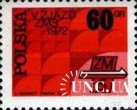Польша 1972 Союз Соц. молодежь комсомол ** о