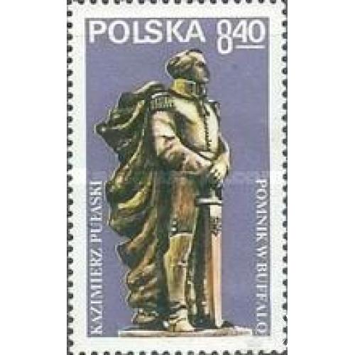 Польша 1979 Казимир Пулавский война США униформа скульптура люди ** о