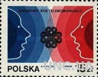 Польша 1983 Год коммуникаций связь ** о