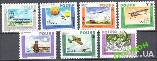 Польша 1984 авиация самолеты воздушные шары война **о