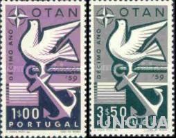 Португалия 1960 10 лет НАТО герб армия ** о