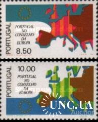 Португалия 1977 Новые члены ЕС карта ** о