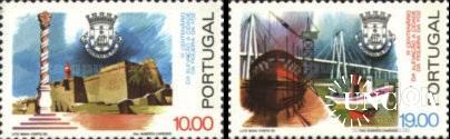 Португалия 1982 город Фигейра-да-Фош архитектура замок история порт флот корабли ** о