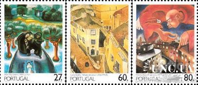 Португалия 1988 живопись XX века архитектура ** о