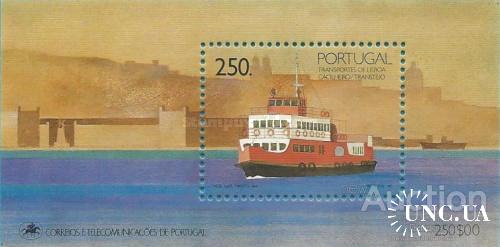 Португалия 1989 флот корабли блок ** с