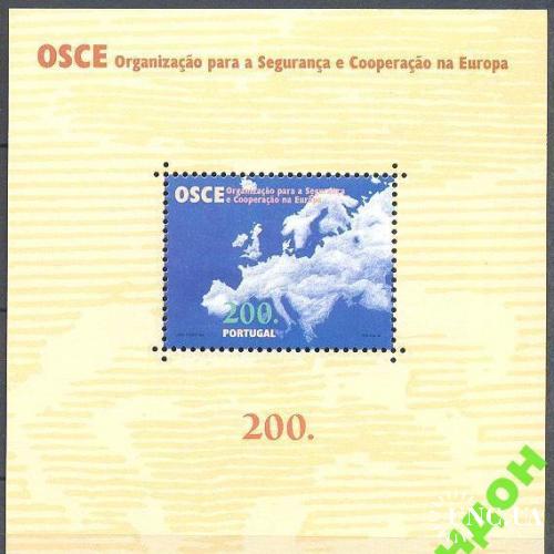 Португалия 1996 карта ОБСЕ Европа блок **
