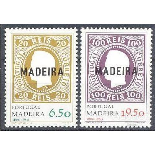 Португалия Мадейра 1980 100 лет порт. марка на марке люди ** м