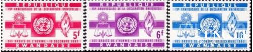 Руанда 1964 ООН Права человека закон весы огонь ** о