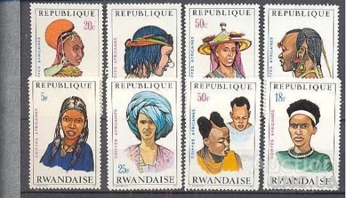 Руанда 1971 прически костюмы этнос ** о