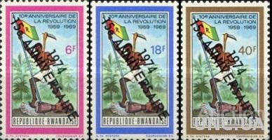 Руанда 1974 15 лет Независимость надп-ка флаг ** о