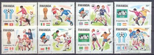 Руанда 1978 спорт футбол ** о
