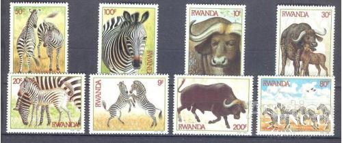 Руанда 1984 фауна Африки ** вб