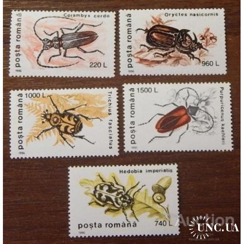 Румыния 1996 жуки насекомы фауна ** м