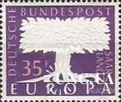 Саар Германия 1957 Европа Септ дерево флора ** о
