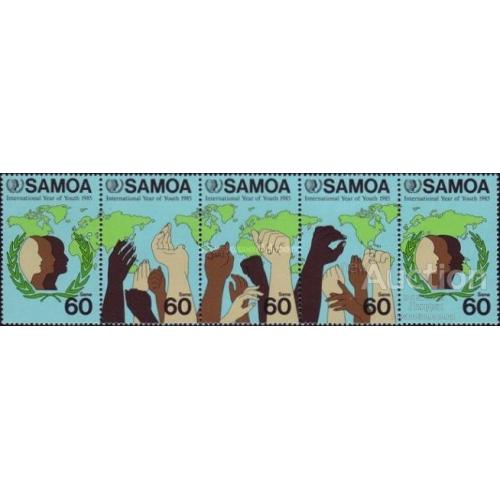 Самоа 1985 ООН Международный год молодежи карта ** о