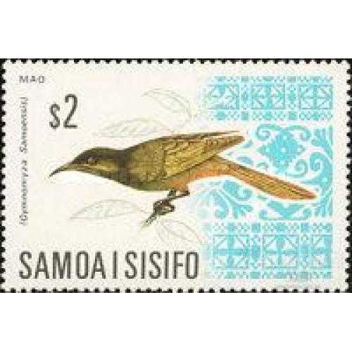 Самоа и Сизифо 1969 птицы фауна 1м ** о