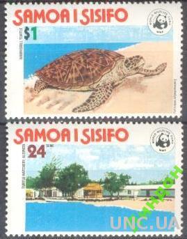 Самоа и Сизифо 1978 ВВФ черепахи морская фауна **о