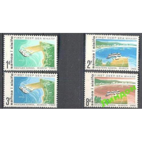 Самоа и Сизифо архитектура порт корабли флот горы 1966 1967 * о
