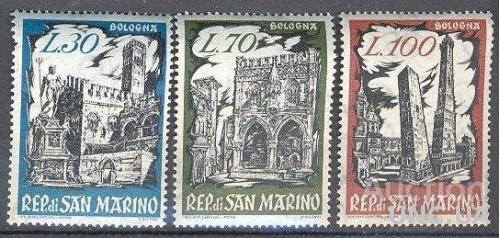 Сан Марино 1961 архитектура замки ** о