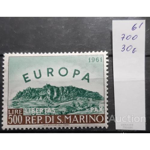 Сан Марино 1961 Европа Септ горы природа ** о