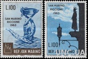 Сан Марино 1963 Риччоне спорт плавание рыбы ** о